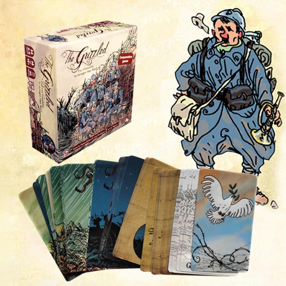 The Grizzled Cooperative Card Game Toys Board Games Family Children Party Entertainment The Grizzled Cooperative Card Game Toys Board Games Family Children Party Entertainment
